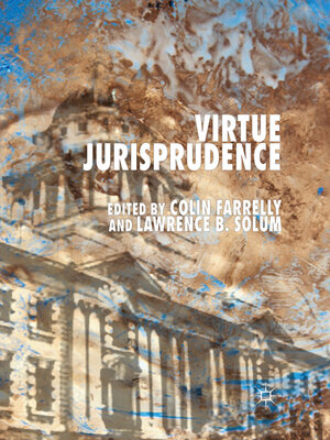 cover image of Virtue Jurisprudence